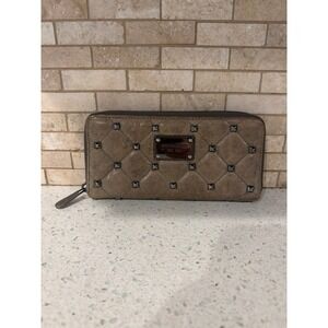 Michael‎ Kors Astor Studded Metallic Wallet